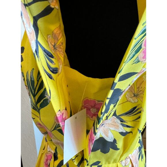 New ~ ELIZA J ~ Spring Floral Cap Sleeve A-Line Dress Size 4 - Picture 7 of 9